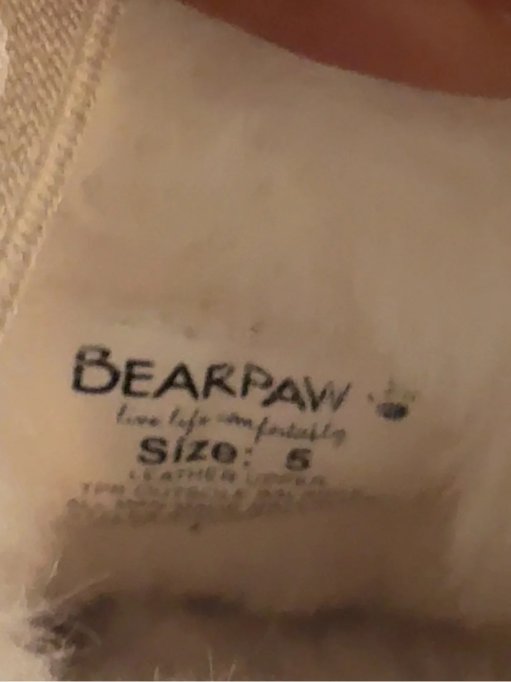 BEARPAW Baby Rebecca Suede Slippers Champagne Glitter Sandstone Size 5